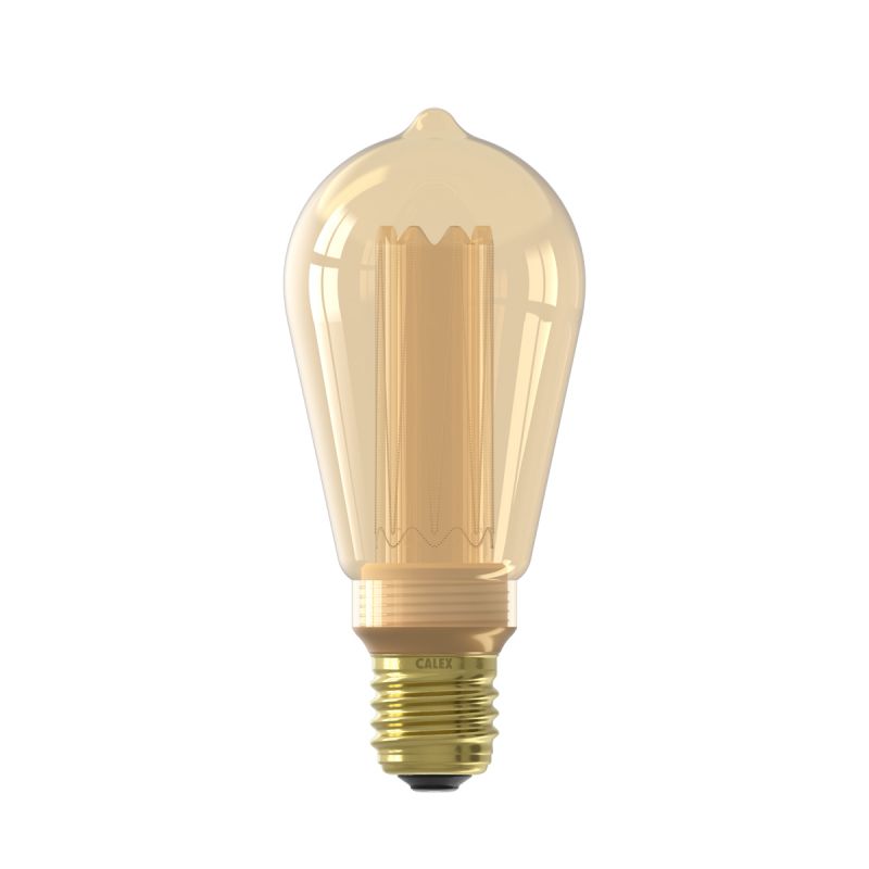 Lichtbron Rustieklamp Goud E27 Fiber