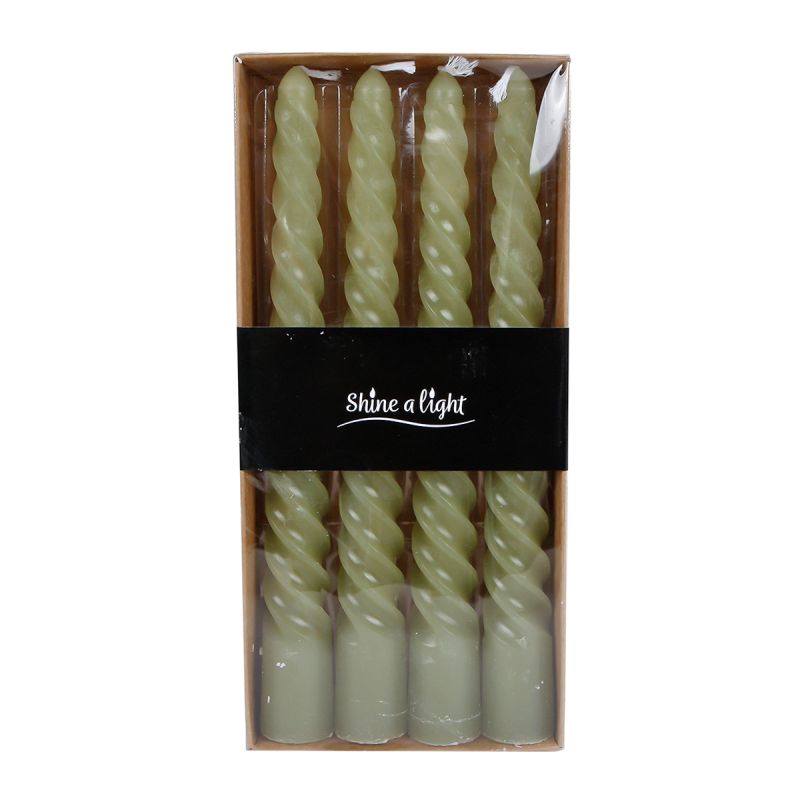 Tafelkaars X4 Twist licht groen 2,2x2,2x19cm