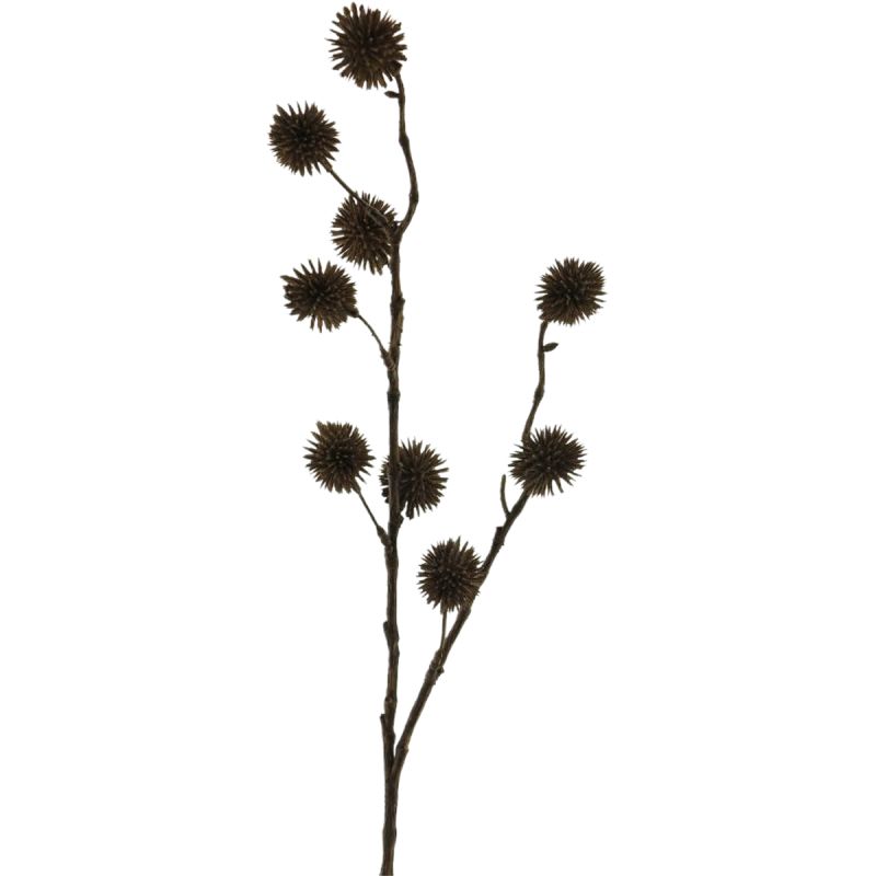 Kunst tak Globe thistle bruin 53cm
