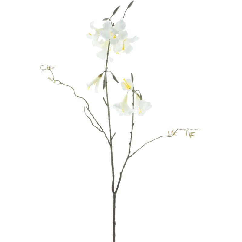 Kunst bloem Handroanthus wit 94cm