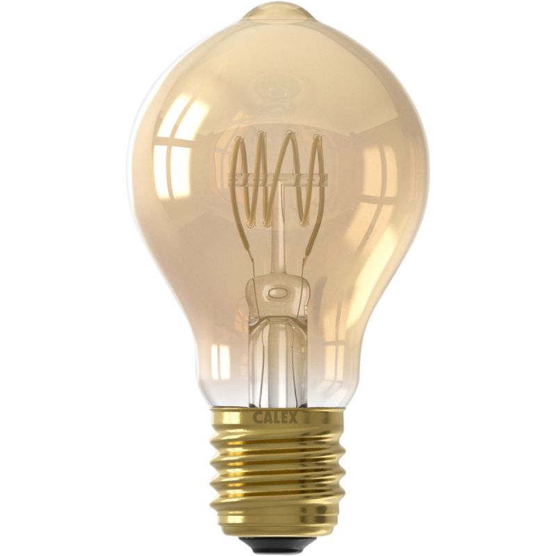 Lichtbron Standaardlamp Flex Goud E27