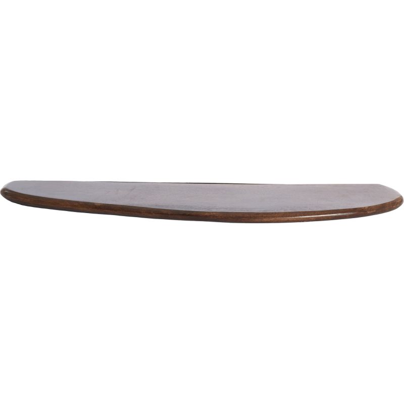 Wandplank 70x17x2 cm Ginosa hout roodbruin