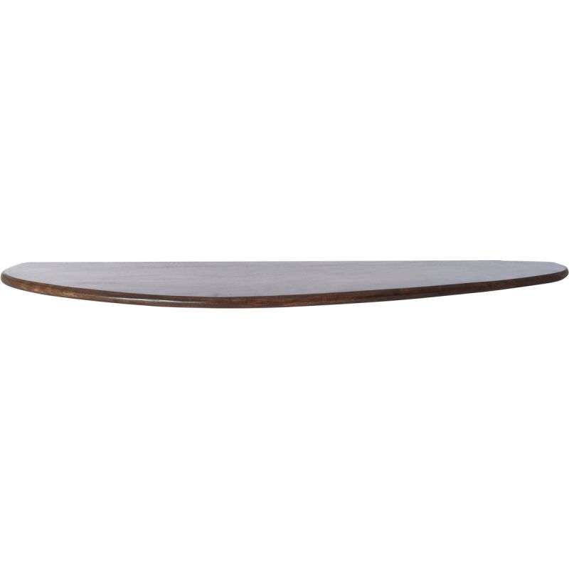 Wandplank 90x19x2 cm Ginosa hout roodbruin