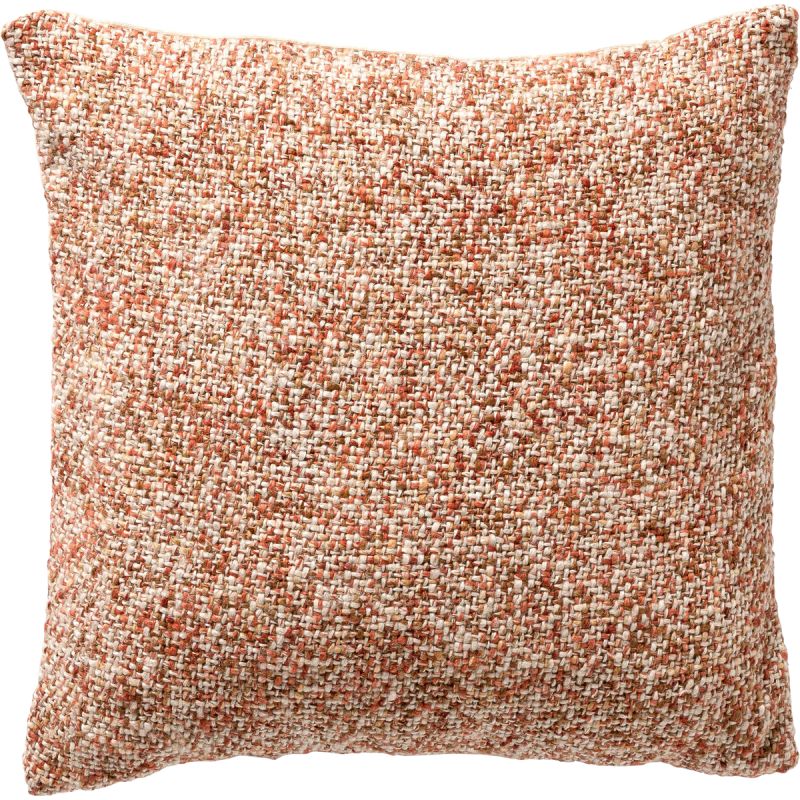 Dutch Decor JOEY - Sierkussen 45x45 cm - met kussenhoes van 70% gereclycled katoen - Potters Clay - oranje