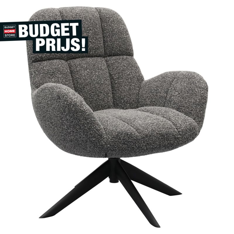 Draaifauteuil Else Antraciet afbeelding