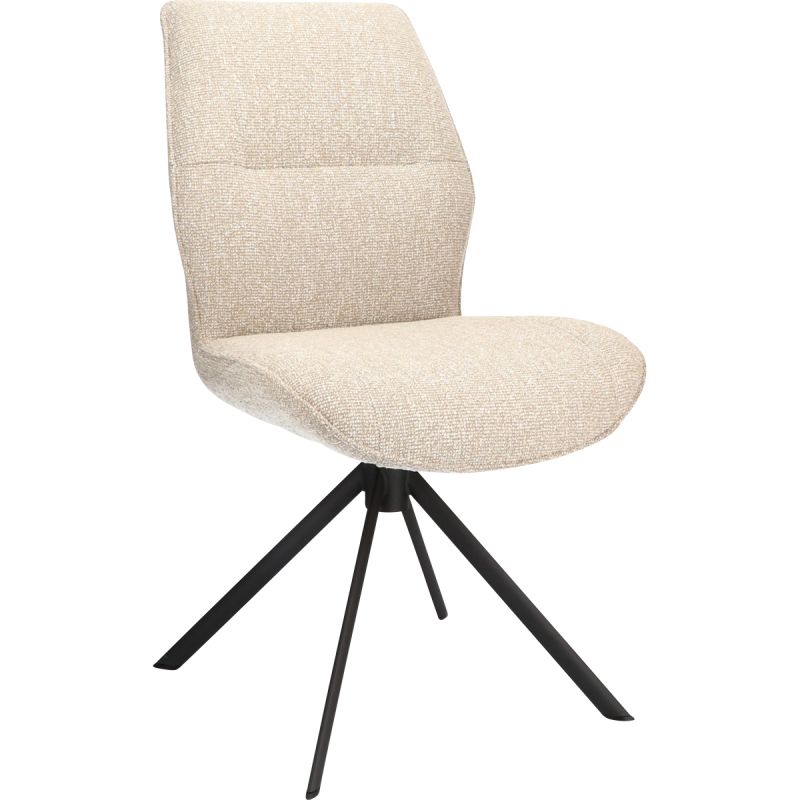 Eetkamerstoel Odin zonder arm in stof Lodge Beige