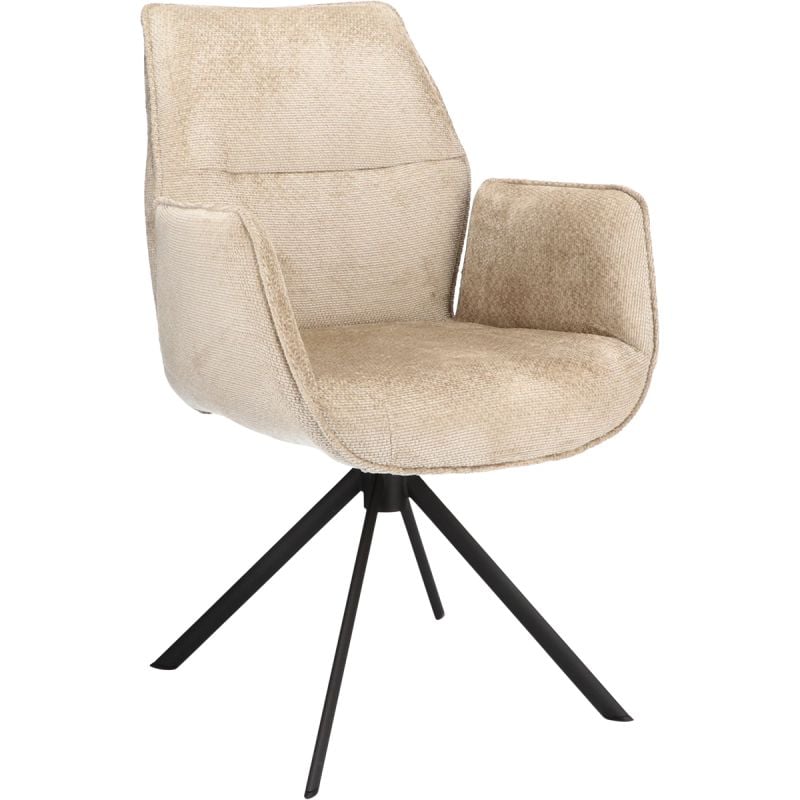 Budget Home Store Eetkamerstoel Odin met arm Desert