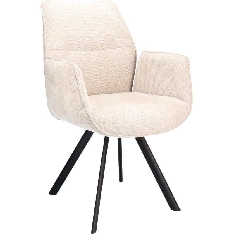 Budget Home Store Eetkamerstoel Jaël met arm Naturel