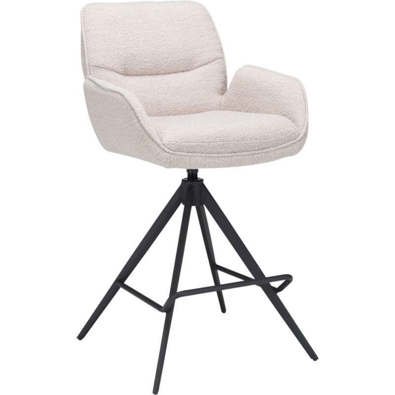 Budget Home Store Barstoel Bowie met arm zithoogte 65cm Naturel