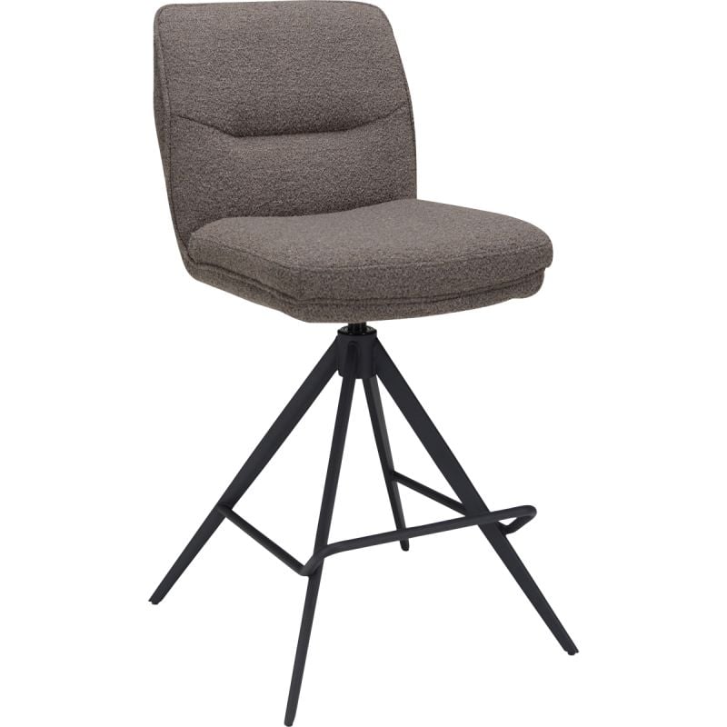 Budget Home Store Barstoel Bowie zonder arm zithoogte 65cm Brown