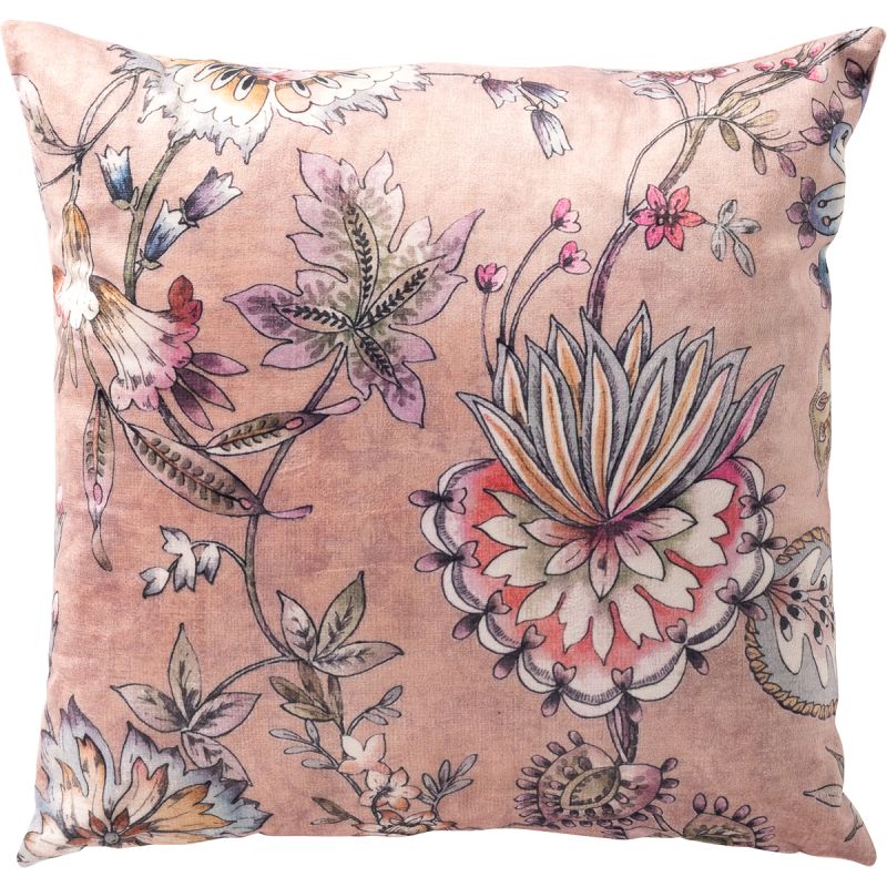 Sierkussen Flore 45x45 cm Misty Rose afbeelding