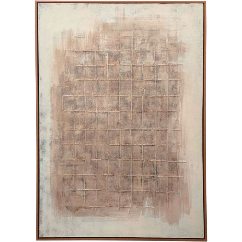 3D schilderij Grid 80x120cm afbeelding