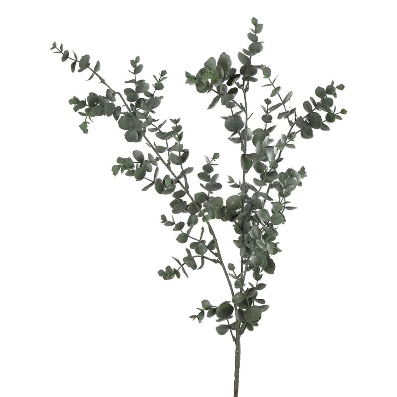 Kunstblad Eucalypthus donker grijs afbeelding