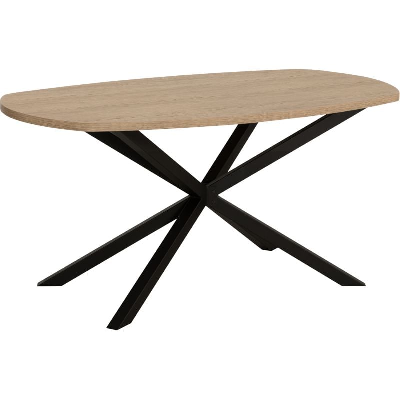 Eettafel Caiden Deens ovaal 160cm